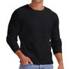 Men's V Neck Cable Knit Pullover Sweater Long Sleeve Warm Top.