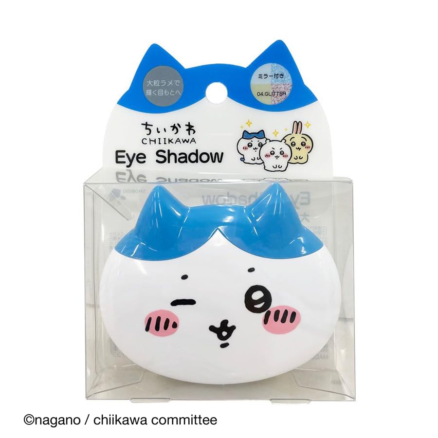 Hachiware Mirror-equipped Eyeshadow Palette Glitter CW46273 Chiikawa Cute Affordable Makeup Eye Makeup Highlight Korean Makeup Matte Glitter