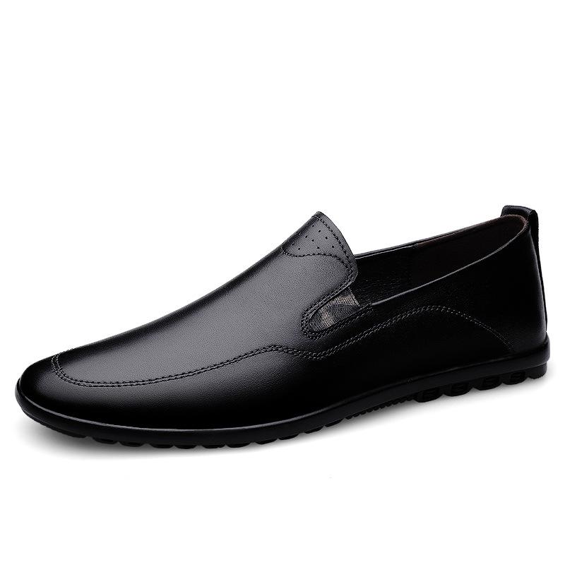 

25 Мужская и женская повседневная обувь на одной подошве Низкие туфли для ног Маленькие кожаные туфли Весенняя поверхность из коровьей кожи Doudou Обувь на шнуровке 36