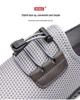 Men's Classic Non-Slip Breathable Leather Sandals - Lightweight & Fashionable Summer Slip-Ons