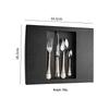 Abay 304 Stainless Steel Silver 24-Piece Tableware Gift Set