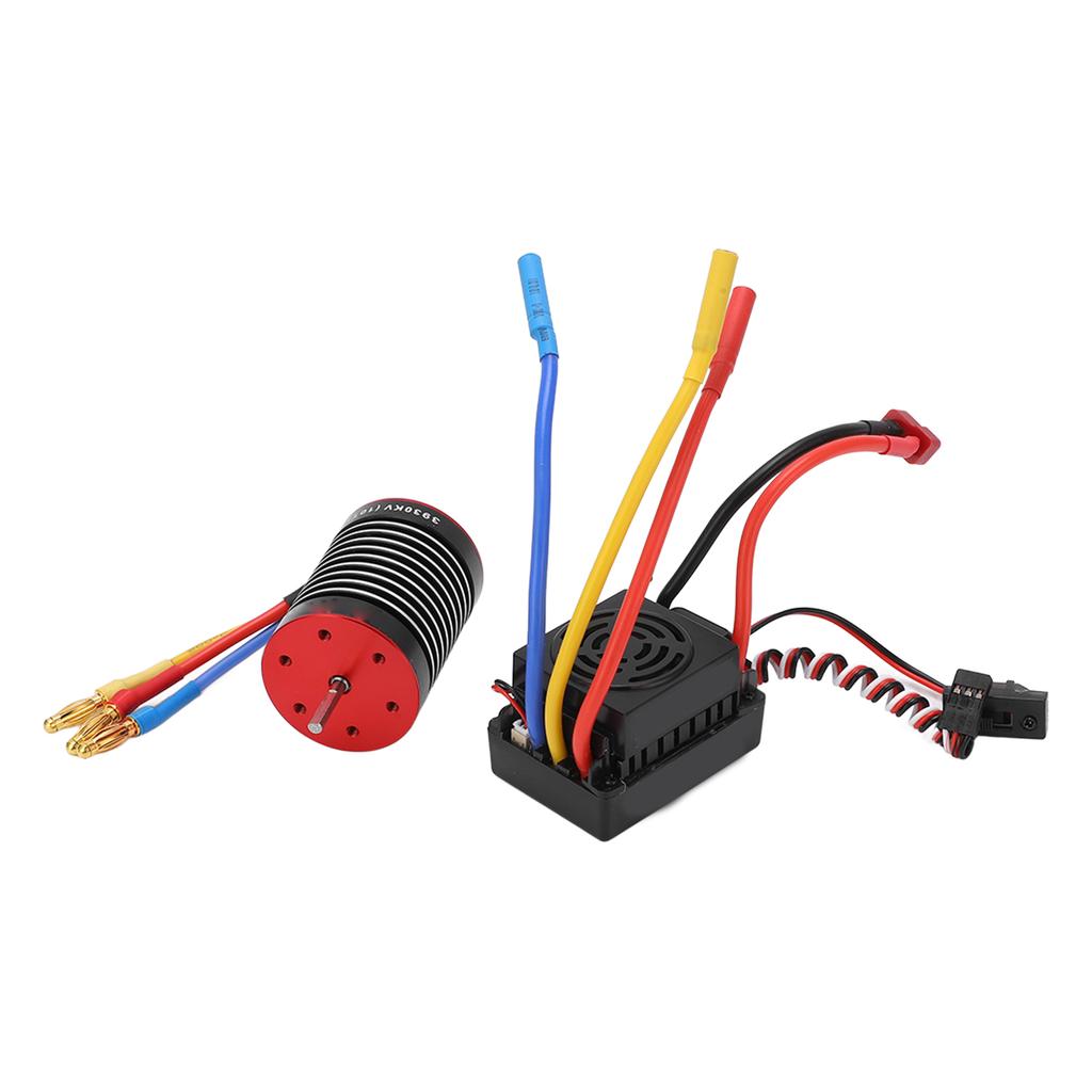 F540 3930KV Waterproof Brushless Motor Kit with 60A ESC for 1/10 RC Car Upgrade Parts