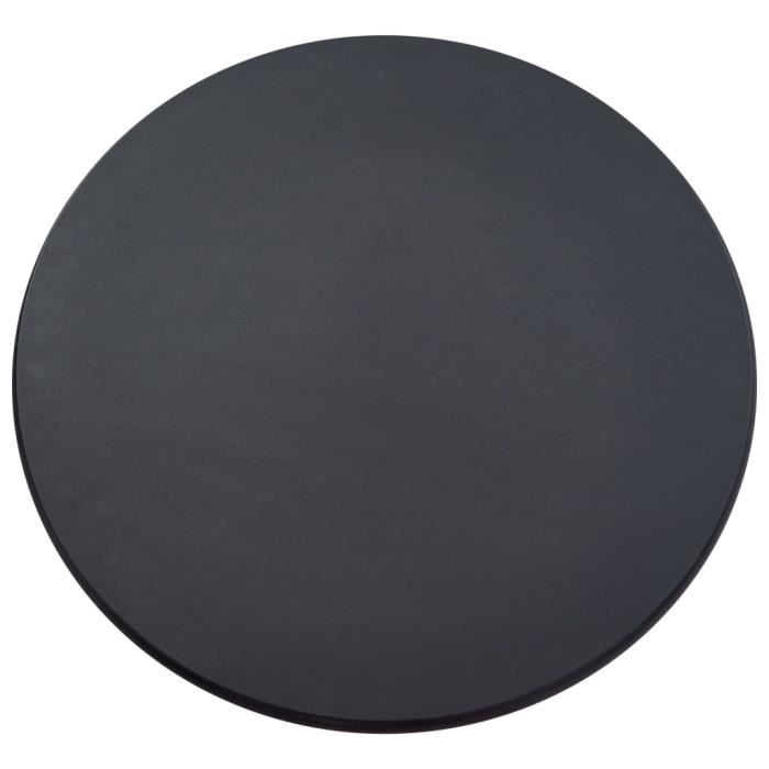 Table de bar - VIDAXL - Noir - 60x107,5 cm - MDF - 2 places - Design contemporain