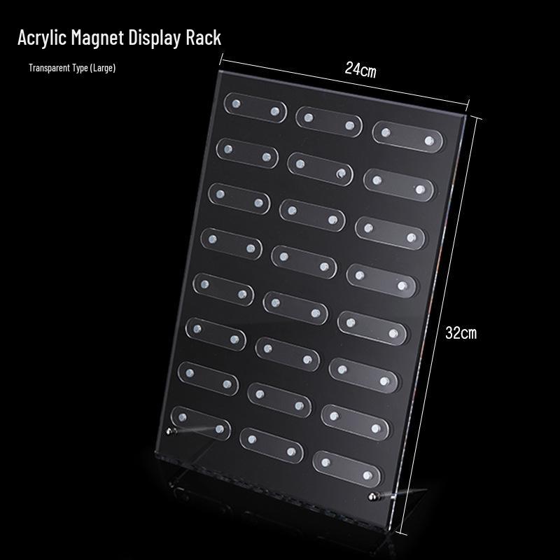 Japanese Style Marble Pattern Nail Art Display Stand with Magnetic Detachable Board