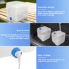 2Pcs 20L Collapsible Drinking Water Container with Spigot Portable Large Capacity Water Storage Bags for Outdoors Camping Hiking