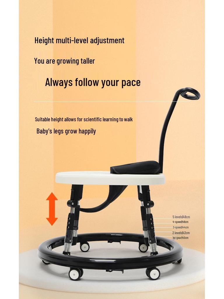 2023 Multi-Function Baby Walker Stroller: Anti-O-Leg Walking Aid for Children
