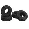 4Pcs RC Rubber Tires Wear Resistant Stable Driving RC Car Tires for FMS FCX24 124 Climbing Car