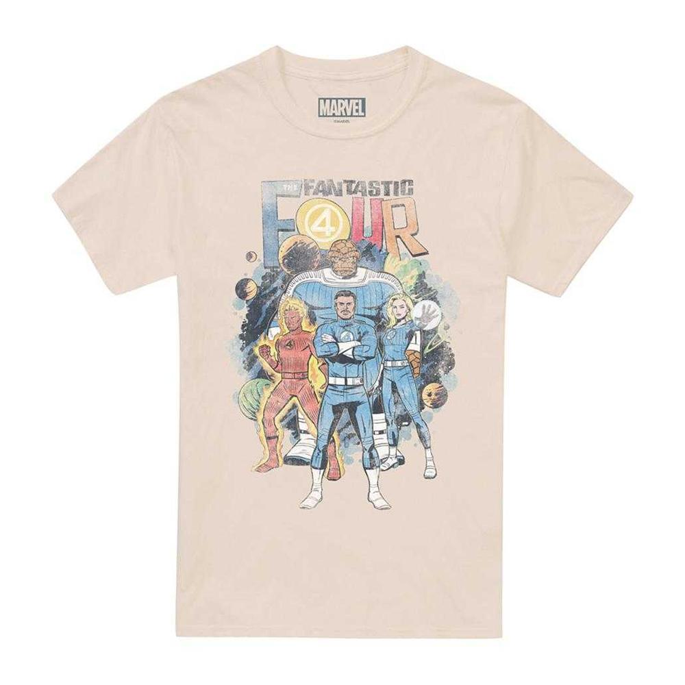Fantastic Four Unisex Adult Cosmic First Family T-Shirt