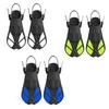 Nuoyu Adjustable Open-Heel Short Swim Fins