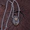 Stainless Steel Vikings Trinity Wolf Claw Necklace Gold Steel Color Nordic Animal Bear Paw Rune Amulet Pendant Jewelry Gift