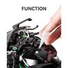 Diecast Spray 1/6 Kawasaki H2R Alloy Racing Motorcycle Model Sound and Light Bootable Motorbike Toy Birthday Gift for Boyfriend