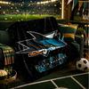 San-Jose Sharks Hockey Throws Blanket Flannel Blankets Plush for Couch Bed Gifts for Men Women Travel Picnic Blanket Christmas Fan Gifts