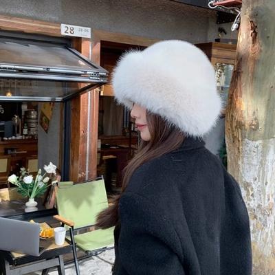 Winter Thicken Fluffy Fur Women Cap Plush Ear Protection Windproof Warm Fashion Female Caps