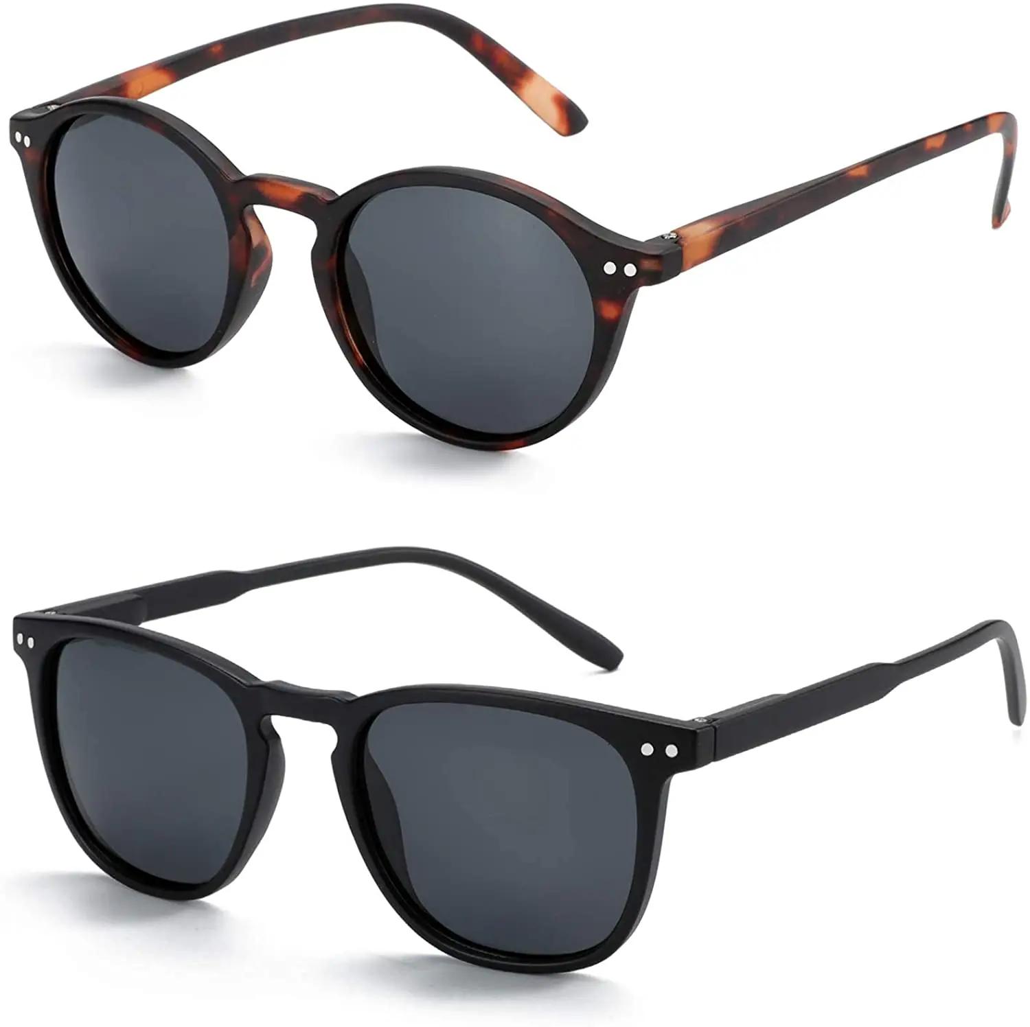 Attractive Glasses Men's Zenottic 2 Pack Polarized Sunglasses For Wo Vintage Round And Square Frame Uv Protection Shades Driving Sun Glasses Cm