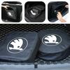 Car Logo Cable Case Charging Gun Storage Bag Waterproof Cable Organizer For Skoda octavia a5 a4 mk1 2 fabia superb rapid mk3 xknp33