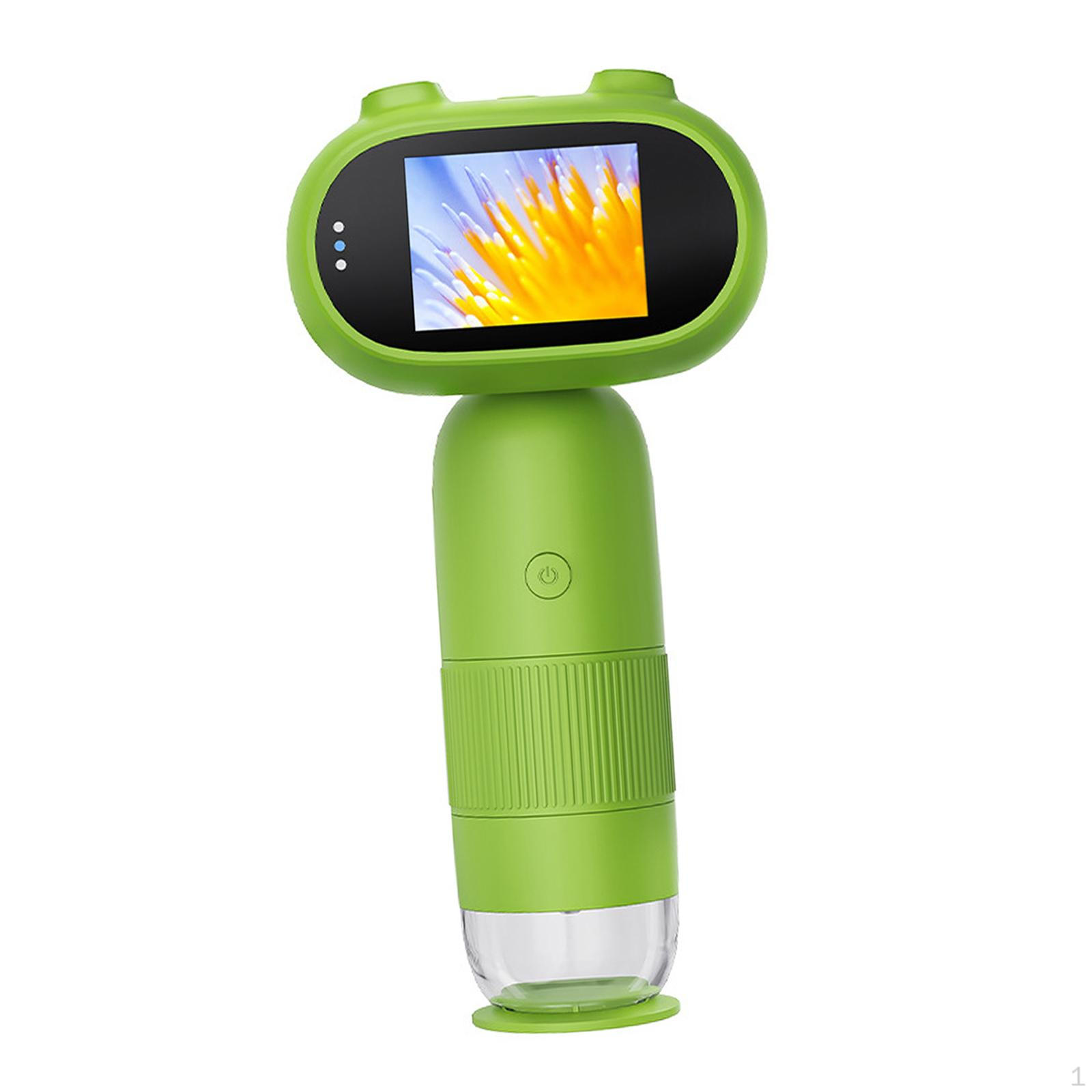 

Дитячий міні-портативний мікроскоп 2 IPS-екран для дітей 6,5-дюймова довга освітня наукова іграшка