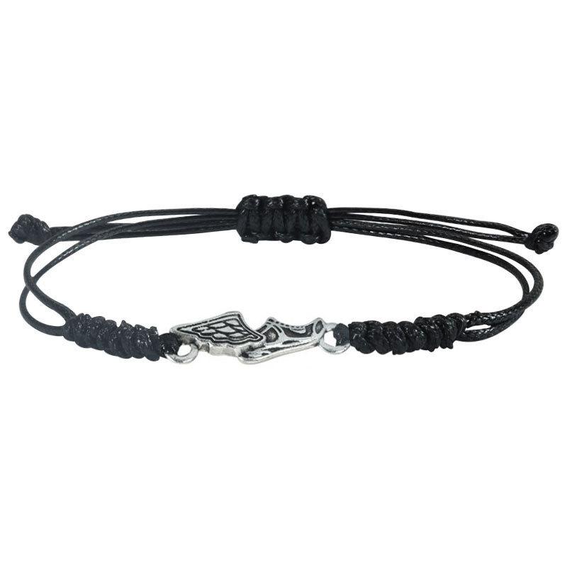 1 Pcs Hand Woven Alloy Bracelet for Baseball Football, Basketball and Volleyball