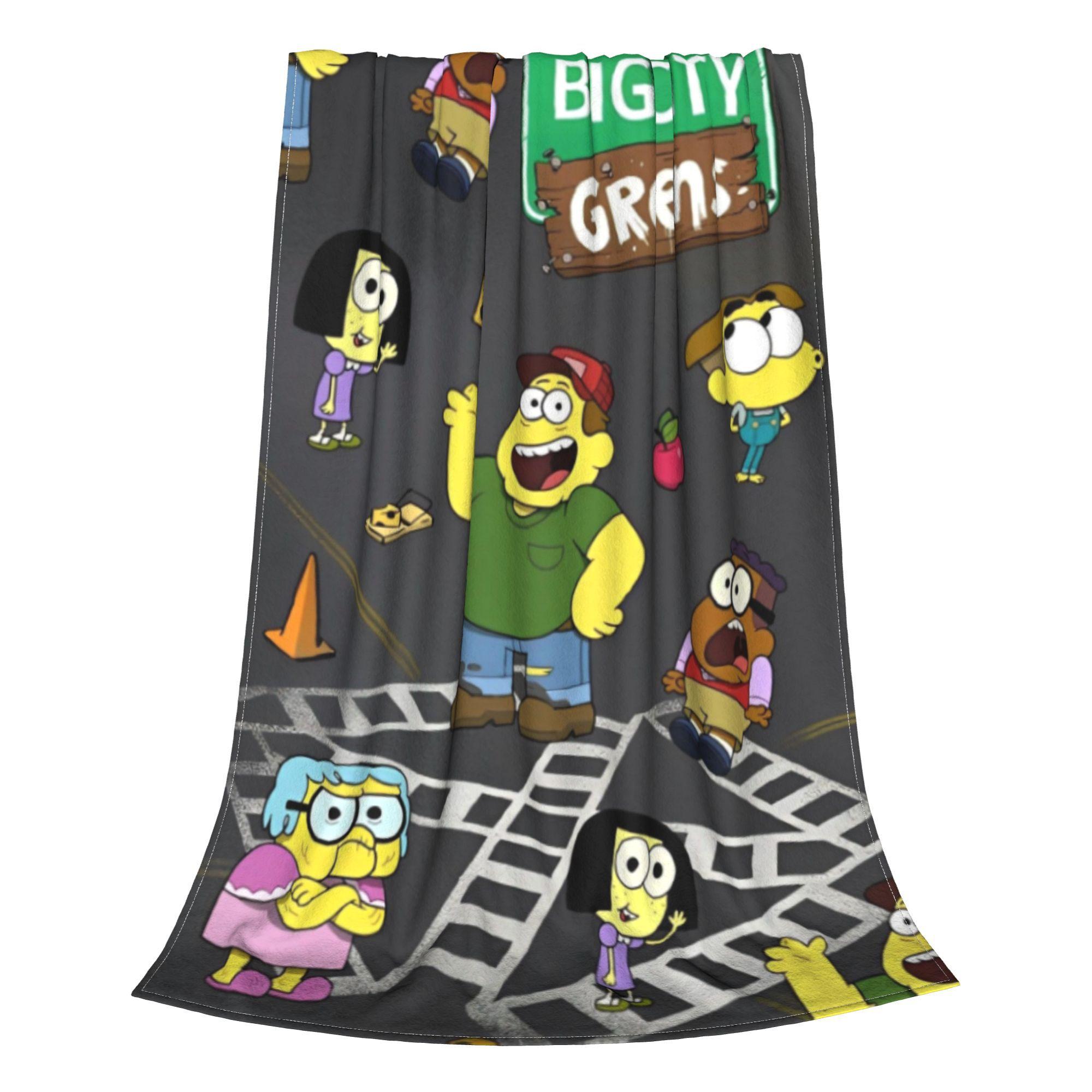 

Семейное одеяло-плед Big City Greens, мультяшный канал Cricket, для дома, кровати, теплое, дышащее 30x40in