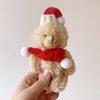 Joint Bear Cute Plush Bear Keychain Bag Ornament Women Handbag Decorations School Student Backpack Christmas Pendant