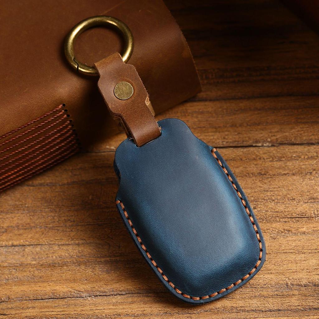 Etui na kluczyk BYD: Torba z prawdziwej skóry na pilota do Surui S6, Sirui G5, Old E5, Qin Song Tang