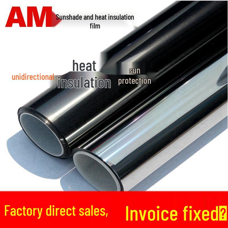 Architectural Solar Heat Insulation Window Film - Sun Shading & One-Way Reflective Design