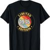 Retro1936 Birthday Unisex TShirt High Quality Crewneck Casual Style Cotton Printed Tshirt Tops Allmatch Tops Tee Shirt Short
