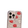 For IPhone14Promax Mobile Phone Case Three-in-one Drop Glue Plus Painted Red Lips, Anti-fall and Shockproof