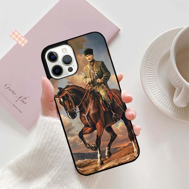 Mustafa Kemal Ataturk Phone Case For iPhone 17 Air 15 16 11 12 13 14 Pro Max Cover For iPhone 17 Air Max Plus Fundas