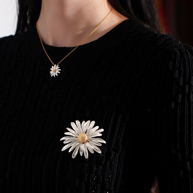  Mori  Flower Brooch For Girls Women Flowers Badge Backpack Suit Jacket Clothes Enamel Pins Corsage Party Gifts