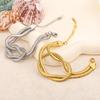 Personalized Fashion Bracelet Light Luxury High-end Titanium Steel Snake Bone Chain Does Not Fade Cuban Chain Niche Design