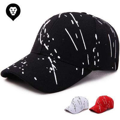 Hat Men's and Women's Autumn Baseball Cap Casual Graffiti Korean Version Hipster Print Cap Sun Hat Outdoor Sun Hat
