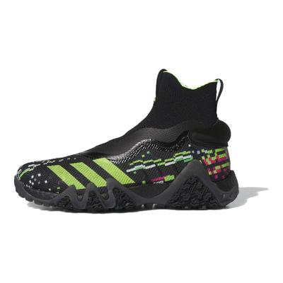 CodeChaos Comfortable Non-Slip Durable High-Top Golf Shoes Unisex Sneakers Black Green IE4784