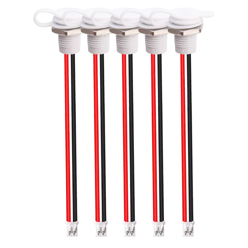 1-10PC Type-C Jack Female Charging Port Waterproof with Carabiner Female Charging Port Waterproof Female Dock Charger Connector