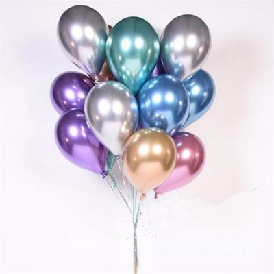 5Pcs 12inch Metallic Latex Balloon Celebration Wedding Birthday Party Decoration