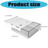 Durable Plastic Concealed Drawer Storage Box Under Desk with Strong Adhesive Drillless Installation for Space Saving Organization of Stationery and