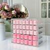 1pc,Nail polish storage box, nail polish display box, transparent multi-layer storage rack, cosmetics, lipstick, jewelry storage