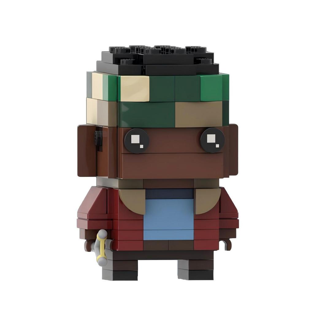 Stranger Things Season 1 Square Head Boy Collection Role Model Compatible Assembling Toy Man