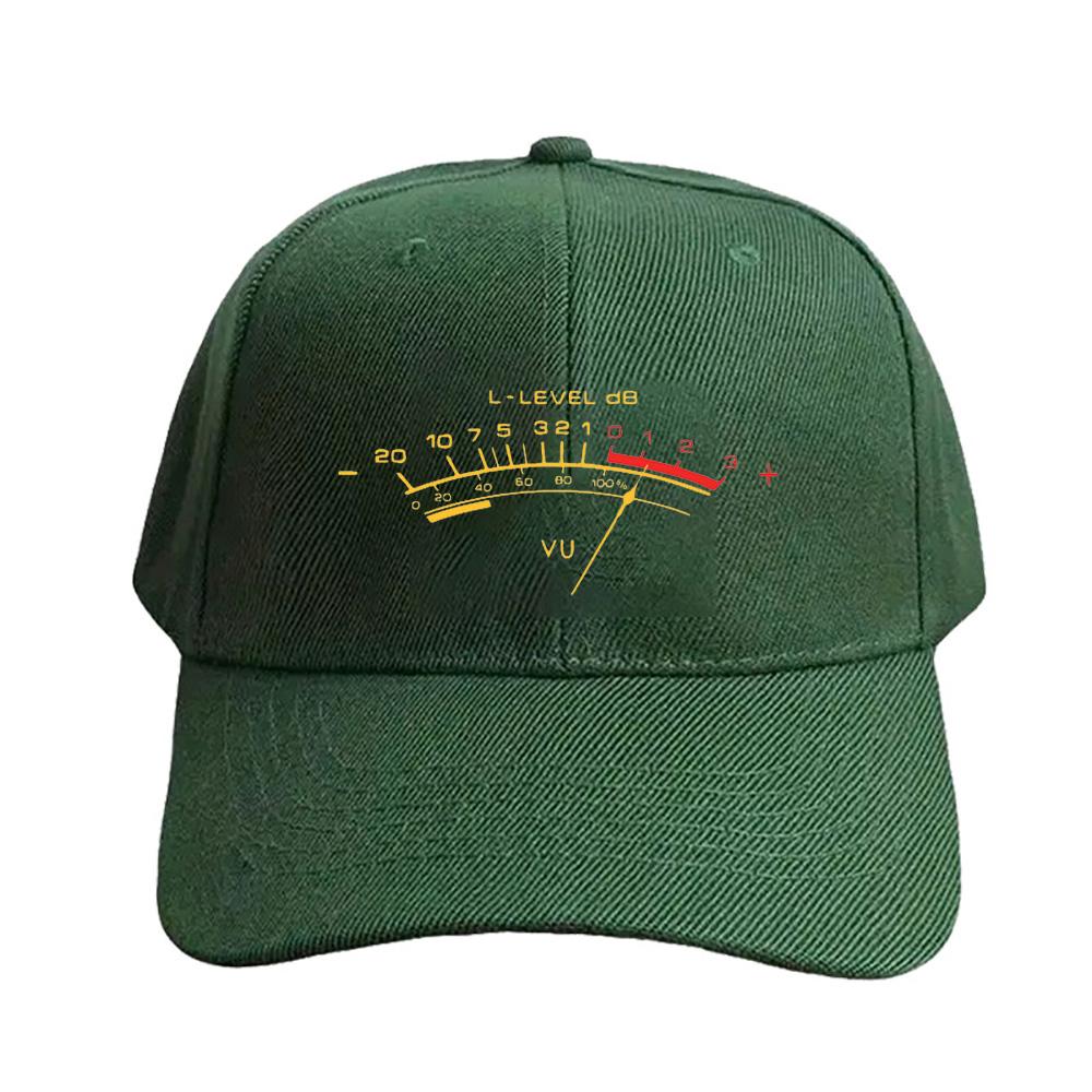 Retro Vu-Meter Für Audio-Techniker Und Toningenieure Kappe Sommer Frau Mann Erwachsener Hut Bedruckte Baseballkappen Trucker-Kappe