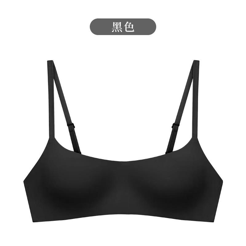 Thin cup, one-piece seamless underwear, women's small breasts gathered and supported, anti-sagging, no steel ring, comfortable and breathable bra