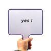 Double-Sided MDF Whiteboard Glossy Surface 21x30cm Foldable Dry Erase Answer Paddle Scoreboard Lapboard