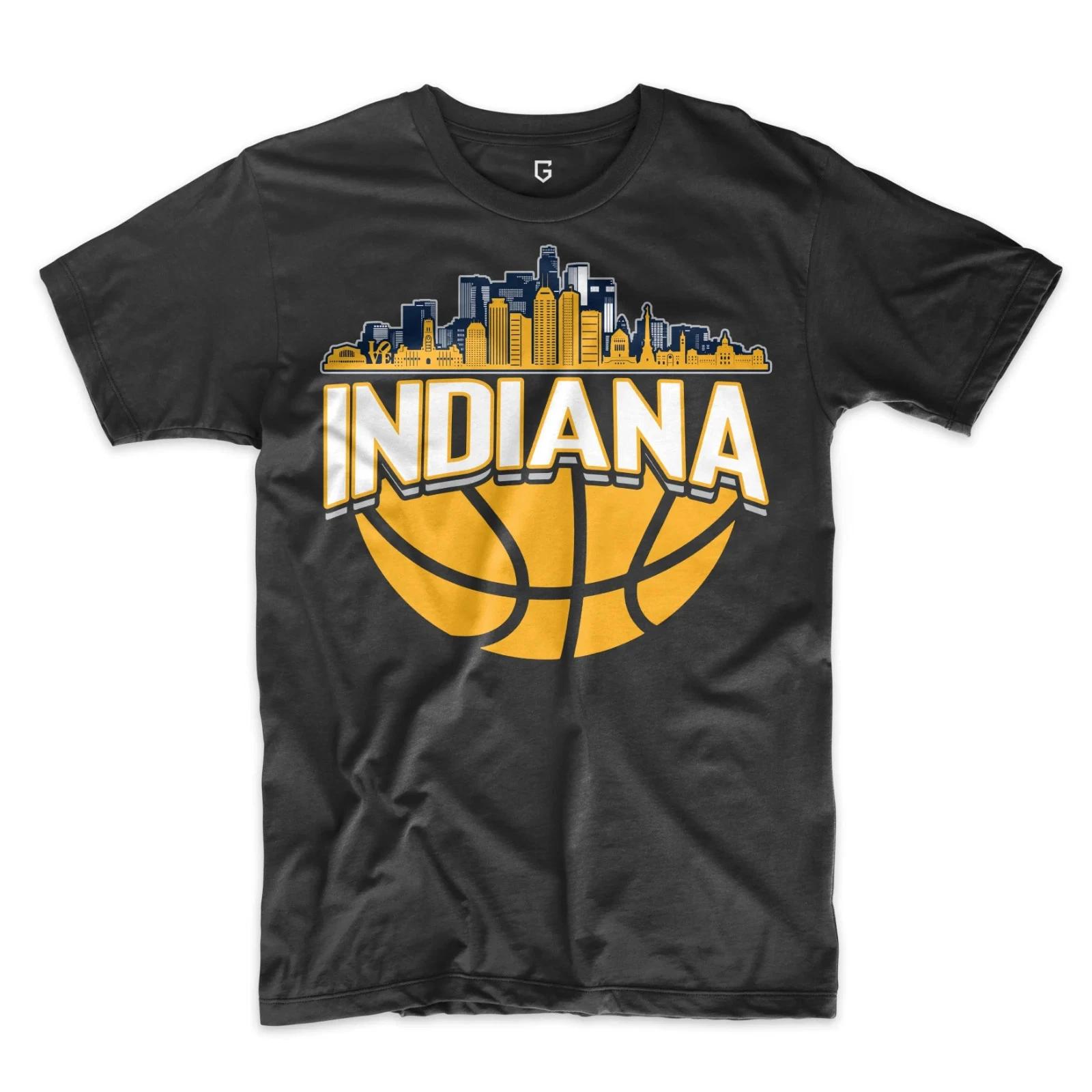 Indiana Basketball Skyline Men s T-Shirt L