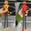 2pcs/lot Suction Cup Telescopic Tube Robot Shape Stretch Tube Giraffe Educational Decompression Toy Anti-stress Squeeze Toy