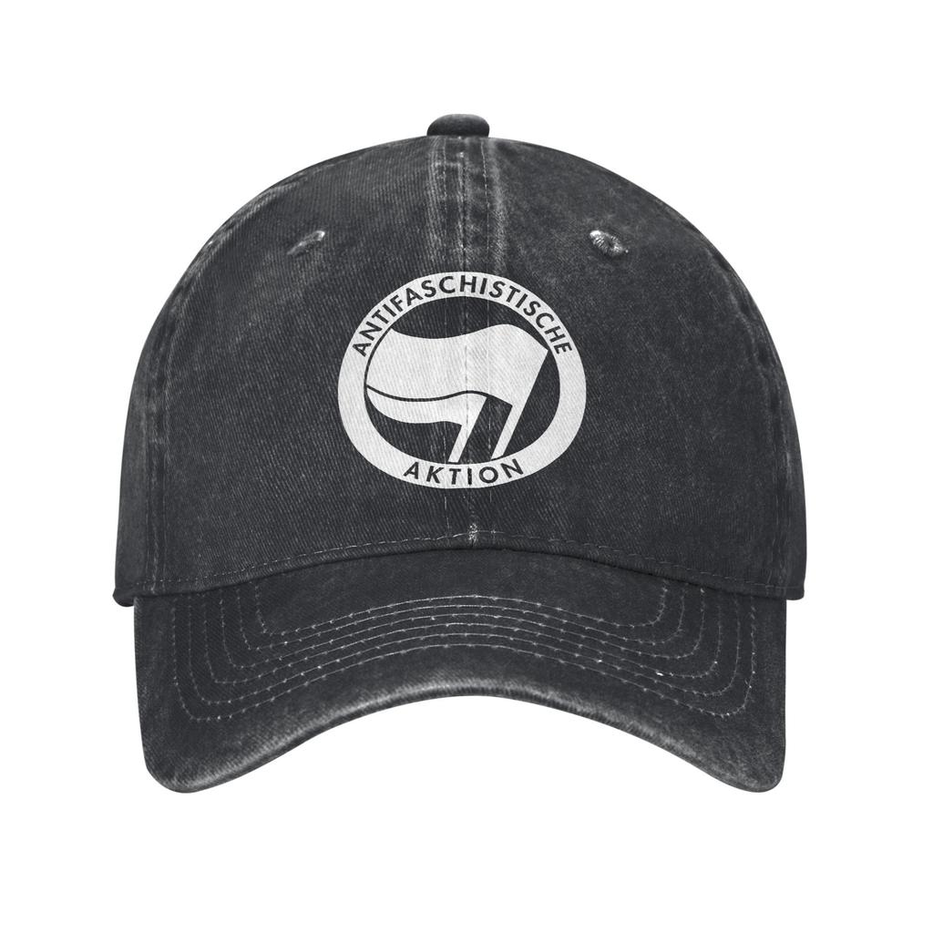 2026 Berretto da Baseball Antifa Anarco Sole Bandiera Comunista Stile di Strada Donna Uomo Lavato Cappellino da Camionista Protezione Solare Esterno Palestra Baseball