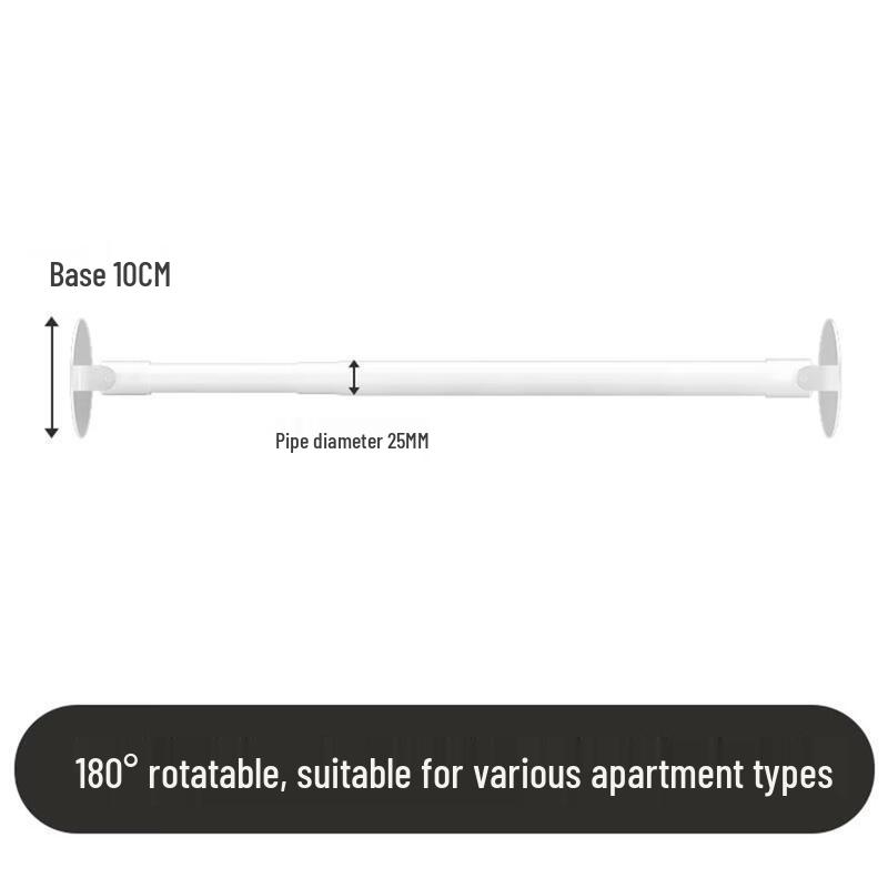 Lantuan No-Drill Adjustable Shower Curtain Rod