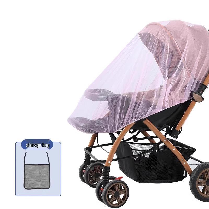 Universal Full Coverage Baby Stroller Mosquito Net with Enlarged Encrypted Mesh