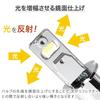 HID shop fog lamp 3200lm LED H3 2 color switching white x yellow short 2 pieces 1 set