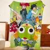 Anime K-Keroro G-Gunso Throw Flannel Throw Blanket, Lightweight Cozy, Durable Washable cute Cool