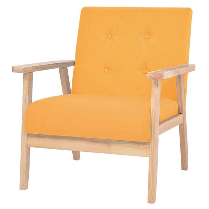 VidaXL Fauteuil Tissu Chaise de Salon Meuble Mobilier de Chambre à Coucher 244657