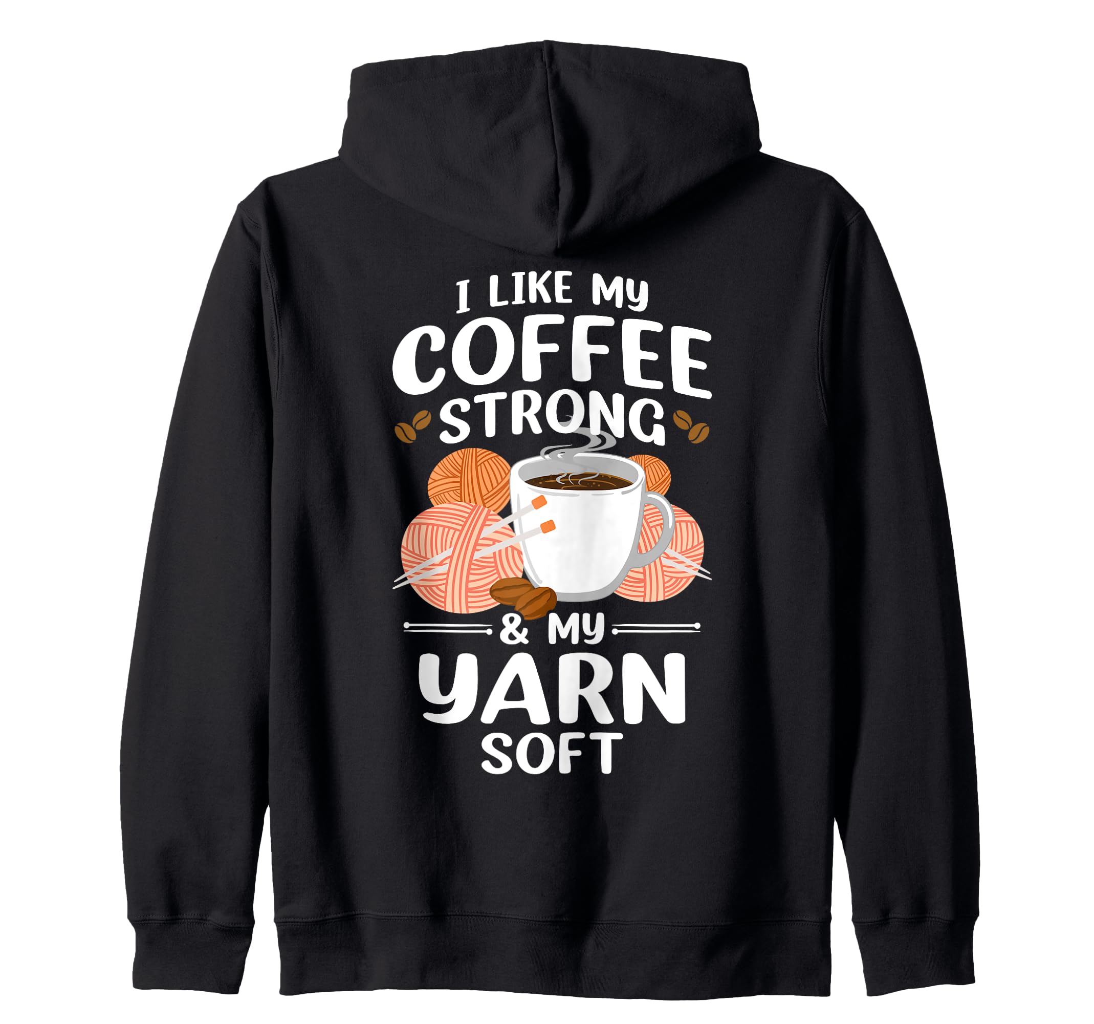 

Crochet Coffee Crochet Zip Hoodie чёрный