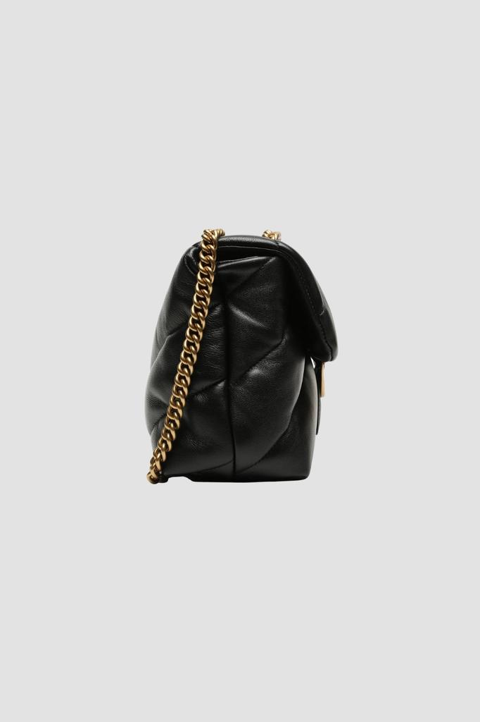 Pinko Black Leather Women's Classic Handbag Love Puff Classic